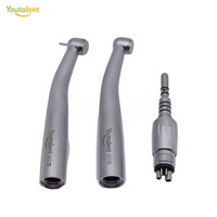 Pièce à main dentaire à fibre optique Youtodent avec lumière LED, turbine à air 350 000-450 000 tr/min et coupleur rapide de type Kavo