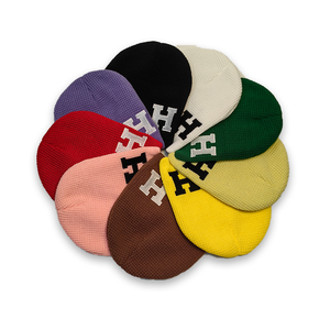 Factory Custom Thermal Good Elasticity Acrylic Flat Embroidery Logo Waffle Knitted Beanie Skull <strong>Cap</strong> for <strong>Winter</strong> Outdoor Using - Product Image 6