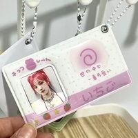Tempat Kartu Foto PVC Kustom Kpop Korea PVC Booth Pelajar Warna Kustom Stiker Foto Kepala 1-inci ID Foto Bintang