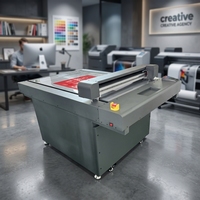 Cortadora de Cama Plana con Función de Corte y Hendido, Plotter de Corte de Contorno con Cámara CCD y Motor Paso a Paso para Máquina de Corte de Etiquetas y Pegatinas