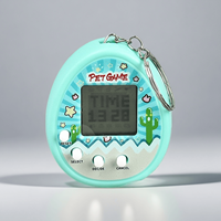 Console de jeu électronique miniature pour joueurs de jeux portables, pendentif porte-clés, écran non tactile