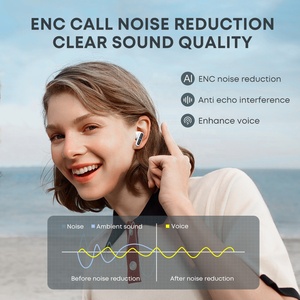 Tai nghe <span class=keywords><strong>Bluetooth</strong></span> 5.3 không dây, âm thanh nổi thực thụ, độ trễ thấp, giá sỉ, thời lượng pin dài, dành cho chơi game - Product Image 2
