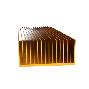 Disipador de calor de perfil de aluminio extruido T5 (W)120x(H)55 x(L)300mm Disipadores de calor para Cpu y Led