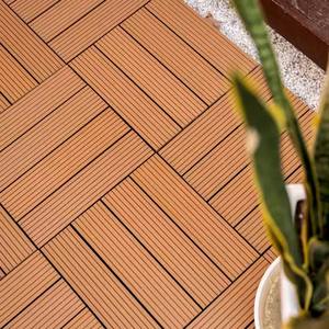 SHENGCHENG - Baldosas de Madera Plástica para Terraza, Económicas, Fáciles de Limpiar, Impermeables, Encajables, para Jardín Exterior - Product Image 1