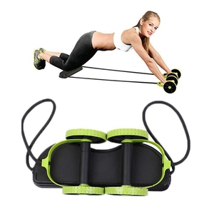 Equipo de entrenamiento para adelgazar, rodillo de doble rueda Abdominal para Fitness profesional, gimnasio, cintura - Product Image 3