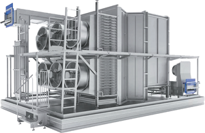 Bakery Double Spiral donat IQF mesin pembekuan roti cepat ledakan Freezer mesin pembekuan guncangan desain OEM - Product Image 3