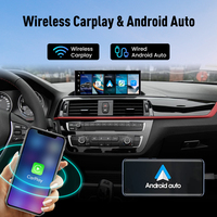 Radio para Auto KUNFINE de 12.3 Pulgadas con Sistema Linux para BMW Serie 1/2 2017-2019 Convertible, Sistema EVO, Reproductor Multimedia, GPS, Navegación, Carplay