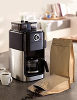 Sacs à café en papier kraft de qualité supérieure, imprimés sur mesure, recyclables, à fond plat, avec valve et fermeture éclair, style simple, marque OEM