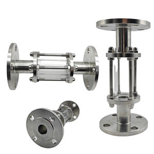 CNJSフランジサイトガラス304ステンレス鋼ミラーストレートスルービューウィンドウサイトガラスDN15-DN50 - Product Image 1