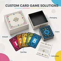 Jeu de cartes à jouer en papier TRIO personnalisé OEM Zhuoyou de haute qualité, jeu de société avec boîte de base, Zhejiang