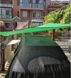 Filet d'ombrage en plastique bleu océan, fabrication chinoise, filet de sécurité pour échafaudage, construction, rouleau robuste de 5 mètres de large - Product Image 4