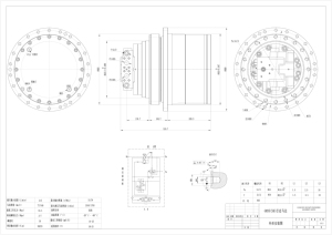 มอเตอร์ขับเคลื่อนสุดท้าย TM35VL GM35VL สำหรับรถขุด รุ่น YN15V00007F1 - Product Image 4