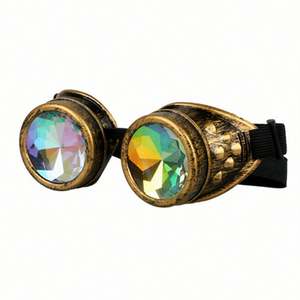 Gafas de Sol Retro Steampunk al por Mayor, Gafas de Sol para Hombre y Mujer, Gafas de Sol Góticas con Efecto Caleidoscopio - Product Image 2
