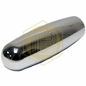 Cylindrical, chrome-plated <b>tap</b> knob - Product Image 1