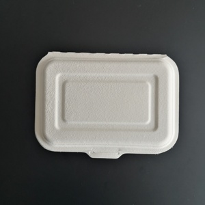 Desechable contenedor de alimentos de caña de azúcar caja de embalaje vajilla Biodegradable - Product Image 5