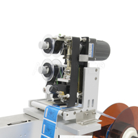 Machine d'application d'étiquettes semi-automatique pour bouteilles carrées, cosmétiques, divers types de boîtes, surfaces planes, pour les boissons