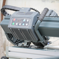 Machine de découpe de carreaux en céramique entièrement automatique LARIX 220V, scie à eau pour chanfreinage de table à 45 degrés avec guide laser, qualité DIY et industrielle