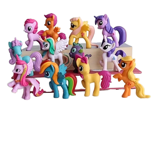 Jouet anti-stress à presser et à détendre, figurine mascotte de l'année du cheval, jouet de boîte mystère de dessin animé, souvenir du zodiaque chinois, échelle 1/12 - Product Image 1