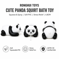 Jouets de bain en caoutchouc PVC en forme d'animaux marins qui font couler de l'eau : pieuvre, grenouille, raie manta, canard, dauphin, poisson, requin, étoile de mer pour le bain des enfants