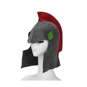 Entra a la sauna más caliente como un legionario romano con este casco de centurión de lana pura que hace retroceder el calor - Product Image 2