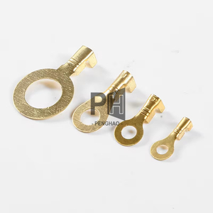 Cosses <span class=keywords><strong>de</strong></span> câble en or et en laiton professionnelles OEM, pièces à sertir, M3-M10, pour connexions <span class=keywords><strong>de</strong></span> fils électriques à vis robustes - Product Image 3