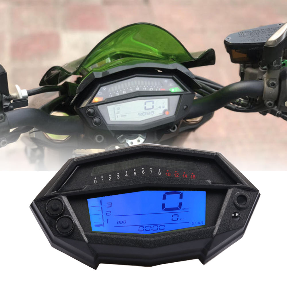 Kawasaki Z1000 Tachometer Hour Meter Odometer LCD Speedometer
