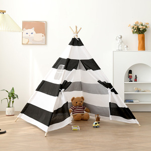 Tenda da <span class=keywords><strong>Campeggio</strong></span> per Bambini a Forma di Tipi Indiano, in Cotone e Canapa, per 1-2 Persone, Quattro Stagioni, Ideale per Picnic - Product Image 5