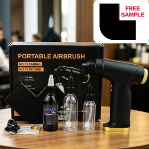 Kit de pistolet de pulvérisation anti-colmatage en cuivre pour salon de coiffure, <span class=keywords><strong>peinture</strong></span> automobile, modélisme – Aérographe durable, rechargeable et portable sans colmatage - Product Image 1