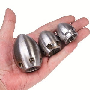 La buse de rinçage de tuyau d'égout d'accessoire de nettoyeur à haute pression d'acier inoxydable peut être utilisée pour le rinçage et le déblocage de tuyau - Product Image 1