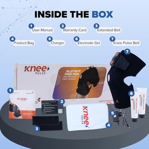 Dispositif de thérapie du genou rechargeable à dizaines et vibration pour le soulagement de l'inflammation et la flexibilité articulaire - Product Image 6