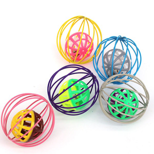 Lồng Mới Chuông Bóng Mèo Âm Thanh Cuộn Bóng Để Cắn Gấu Chơi Trêu Chọc Mèo Đồ Chơi Thú Cưng Bằng Giọng Nói Đồ Chơi Ngoài Trời Trong Nhà Cho Mèo - Product Image 6