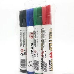 Marcadores de Pizarra Blanca Borrables con Punta Redonda, 4 Piezas, en Bolsa de PVC, Diseño Nuevo, Precio Promocional 2026, para Oficina - Product Image 1