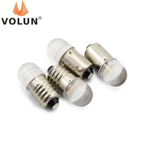 6V 12V 24V BA9S baïonnette E10 vis basse tension lampe équipement indicateur LED lampe E10 LED lustre en cristal source de lumière