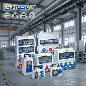 Boîte <span class=keywords><strong>de</strong></span> prises industrielles multi-circuits Mingguan IP65/IP67 résistante aux intempéries, 2 voies, 4 voies, 6 voies, 8 voies, 12 voies - Product Image 1