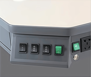Mesa Combinada Espaciosa de 1080x1070mm Serie X-05 para Optometría - Diseño para una Amplia Colocación de Instrumentos en Centros de Optometría - Product Image 4