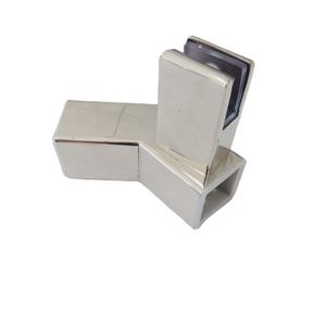 <span class=keywords><strong>Manchon</strong></span> sur le mur clip conception personnalisée réglable en acier inoxydable 90 degrés pince de support d'angle en verre - Product Image 3