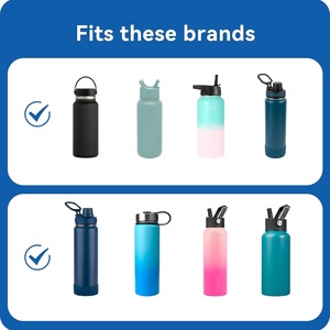 <span class=keywords><strong>Bouchon</strong></span> de bouteille d'eau sport en plastique PP écologique avec <span class=keywords><strong>paille</strong></span> et design moderne, certifié CE/UE, personnalisable, vente en gros - Product Image 4