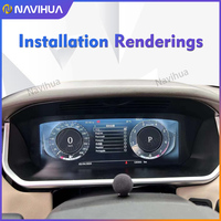 Navihua pour Range Rover Sport L494/Vogue L405 - Tableau de bord numérique pour voiture - Compteur de vitesse - Écran LCD - Système Linux - Affichage automatique