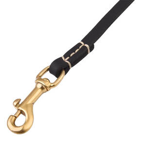 Correa de perro de cuero fino de lujo de 1/3 pulgadas de ancho para perros pequeños - Product Image 5