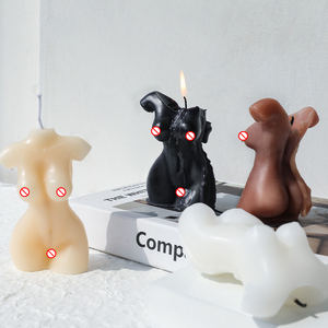 Vela Artesanal con Diseño de Figura Humana Desnuda, Velas con Forma de Cuerpo, Estatua de Arte, Decoración para el Hogar - Product Image 4