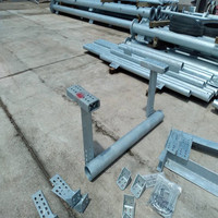 Support de montage d'antenne pour tour de télécommunication en acier, pince de mât pour antenne TV, radio, satellite, MW, RRU, installation par boulon en U