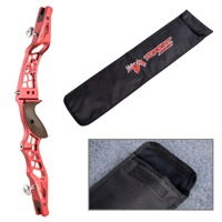 Ensemble d'arc recurve Topoint Unison 25 pouces avec poignée en aluminium 6061-T6, interface ILF, kit complet de tir à l'arc pour le tir sur cible et la compétition