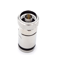 LWMC RF Coaxial N Macho Conectores de abrazadera de enchufe para cable FLEX10 RF Esencial para un rendimiento óptimo