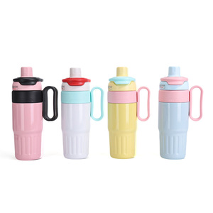 Double Wall Stainless Steel Tumbler Vacuum Insulated Travel Cup with Straw Large Capacity Cold <b>Hot</b> <b>Drink</b> Mug - Product Image 3