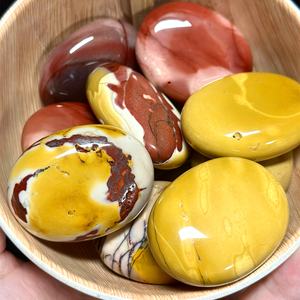 Piedra de Mookaite Pulida de Forma Ovalada, Cristal Natural para Sanación Espiritual, Decoración del Hogar y Regalos Navideños, Venta al Por Mayor - Product Image 3