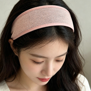 Nuova Fascia per Capelli Larga in Rete Traspirante <span class=keywords><strong>da</strong></span> Donna, Stile Coreano, per Primavera Estate, Accessorio per Capelli <span class=keywords><strong>da</strong></span> Ragazza - Product Image 2