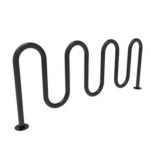 Support de stationnement pour vélos en acier inoxydable robuste, antivol, pour extérieur, rue et <span class=keywords><strong>parc</strong></span> - Product Image 4