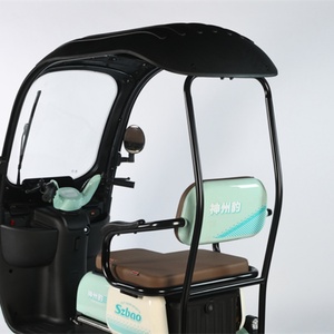 Venta al por mayor de triciclos eléctricos de fabricación china con asientos de doble fila y cubierta, triciclos eléctricos urbanos - Product Image 6