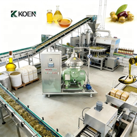 Ligne de production complète d'extraction automatique par centrifugation en acier inoxydable pour le traitement de l'huile d'olive