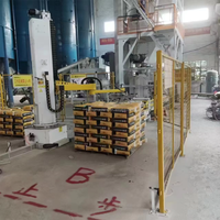 Robot palettiseur à faible bruit, empileur de sacs économe en énergie pour usine d'engrais